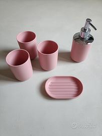 set accessori bagno 5 pezzi