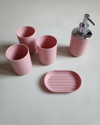 set accessori bagno 5 pezzi