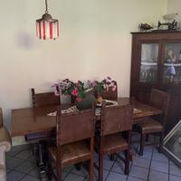 Set 6 Sedie d'Epoca e tavolo fratino