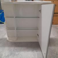 Specchio da bagno apribile a 3 ripiani con luce!