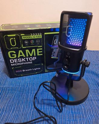 Microfono Gaming U-120 RGB