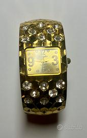 Bracciale orologio color oro