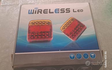 Coppia Fanali posteriori a LED Wireless rimorchio