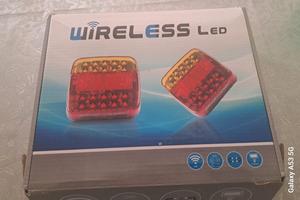 Coppia Fanali posteriori a LED Wireless rimorchio