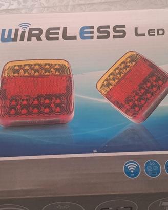 Coppia Fanali posteriori a LED Wireless rimorchio