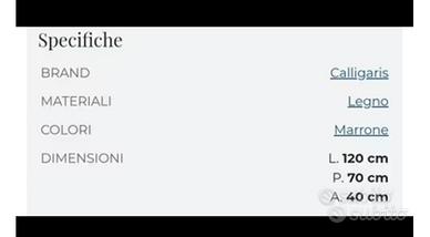 Tavolino Calligaris come nuovo