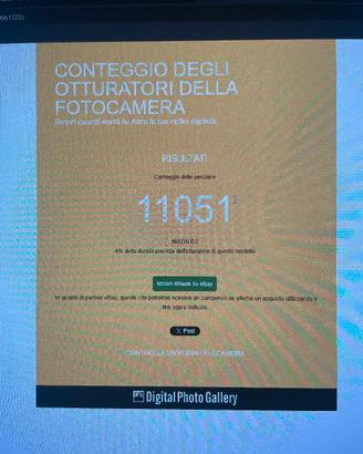 Nikon D3 (11.000 scatti)