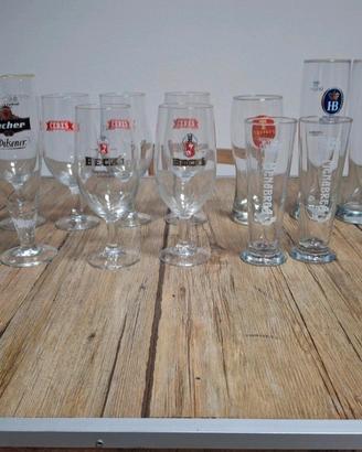 Lotto Bicchieri da Birra 20+ Pezzi