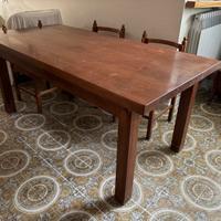 Tavolo legno + 6 sedie