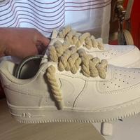 Air force 1 lacci corda