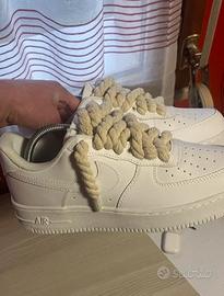 Air force 1 lacci corda