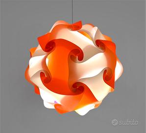 Lampadario da sospensione design moderno rosso