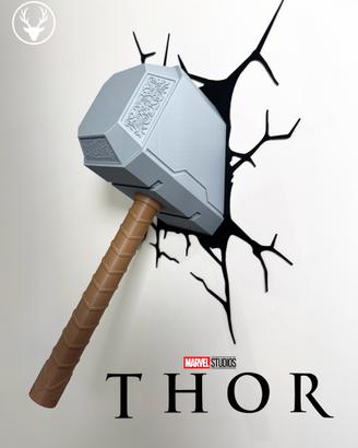 Martello di thor da parete stampato in 3d