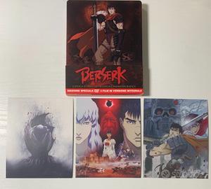 DVD Film Berserk l'epoca d'oro trilogia + cards