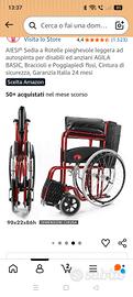sedia a rotelle