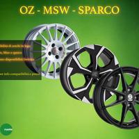 Cerchi in Lega Oz - Msw - Sparco