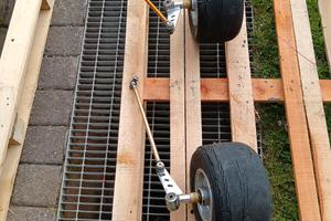 Braccetti anteriori più cerchi Tony-Kart 