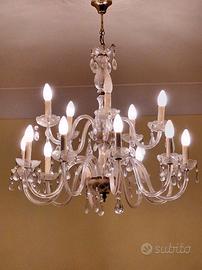 Lampadario vintage di Murano