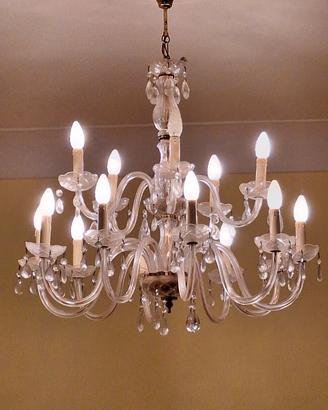 Lampadario vintage di Murano