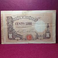 100 Lire Matrice (DECRETO) del 1923 al Naturale 1