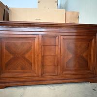 NUOVA CREDENZA DI MASSELLO CON 2 ANTE E 6 CASSETTI