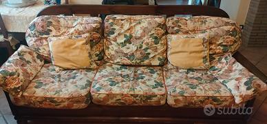 salotto classico completo - divano + 2 poltrone  