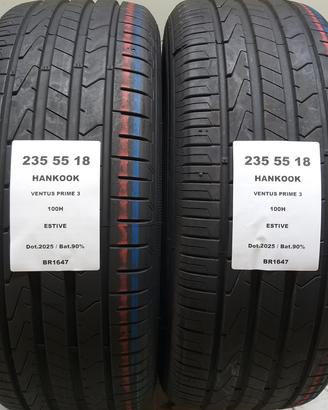 2 GOMME 235 55 18 HANKOOK BR1647