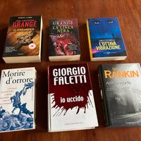 Lotto di 6 libri thriller giallo