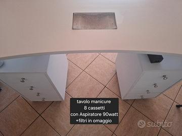 tavolo manicure professionale 