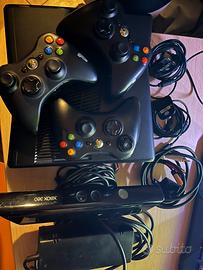 Xbox 360 con giochi e kinect