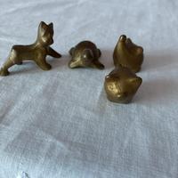 Animaletti in ottone/ bronzo