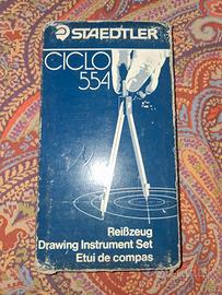 Set Strumenti disegno Compasso Staedtler Ciclo 554