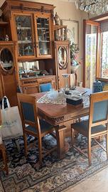 tavolo - sala pranzo neorinascimentale primi 900