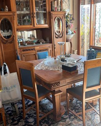 sala da pranzo neorinascimentale dei primi del 900