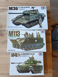 Tamiya 1/35 M36 Jackson + M41 Walker + M113 APC