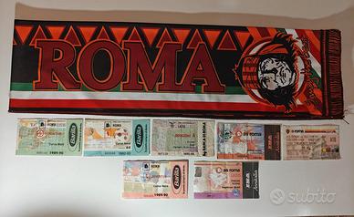Lotto Sciarpa A.S. Roma e 7 biglietti a partite