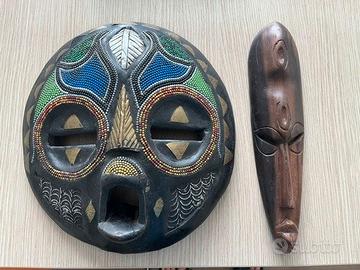 MASCHERE AFRICANE IN LEGNO