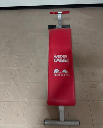Panca per addominali weider fassi