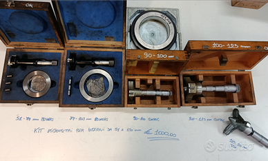 Micrometri cent fori alesametri alesatrice