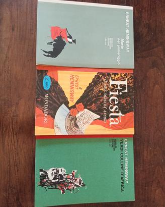 Lotto 3 Romanzi di Ernest Hemingway – Edizioni Vin