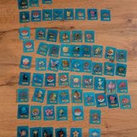 Lotto 65 carte cards lenticolari Pokemon Yoga 2000
