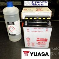 Batteria moto yuasa yb14la - yb14l a - yb14l-a