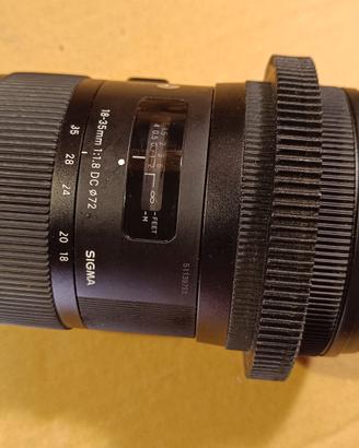 sigma art 18-35 f/1.8  EF canon