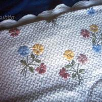 Copriletto pique di cotone