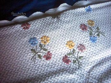 Copriletto pique di cotone