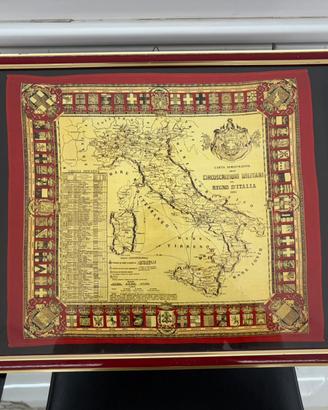 Quadro circoscrizioni milit. Regno italia 1884