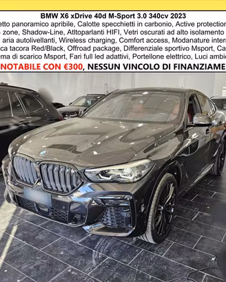 BMW X6 40d xDrive M-Sport PRO Tetto Offroad C22" 