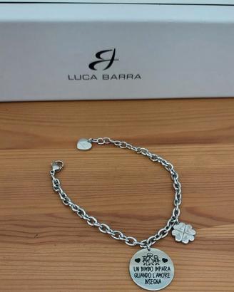Bracciale Luca Barra color argento