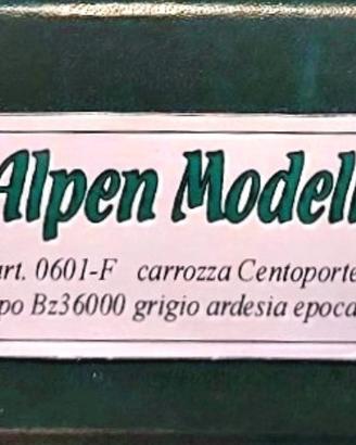 alpenmodell H0 carrozza centoporte 