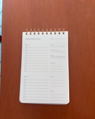 Planner giornaliero nuovo